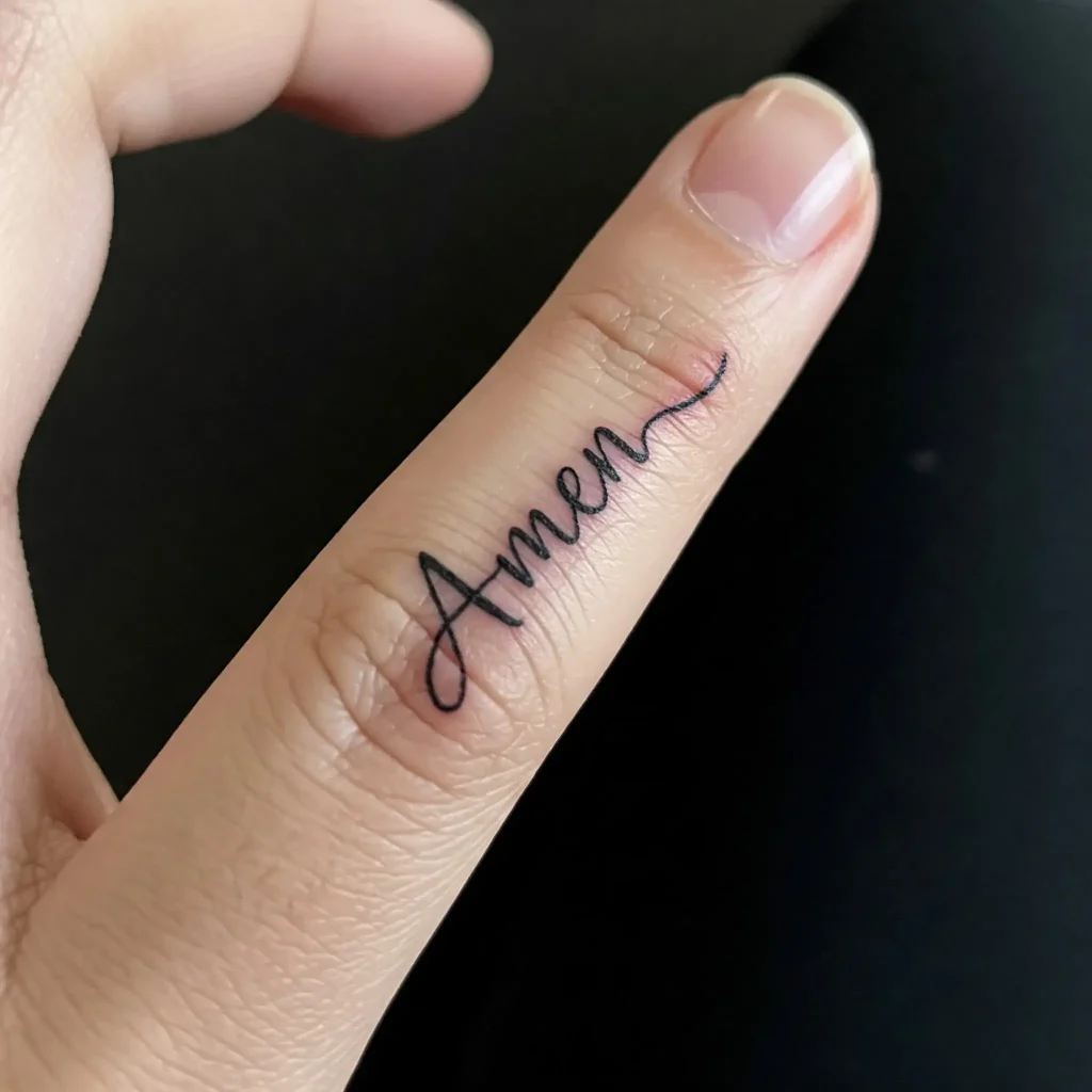 Simple “Amen” in Script